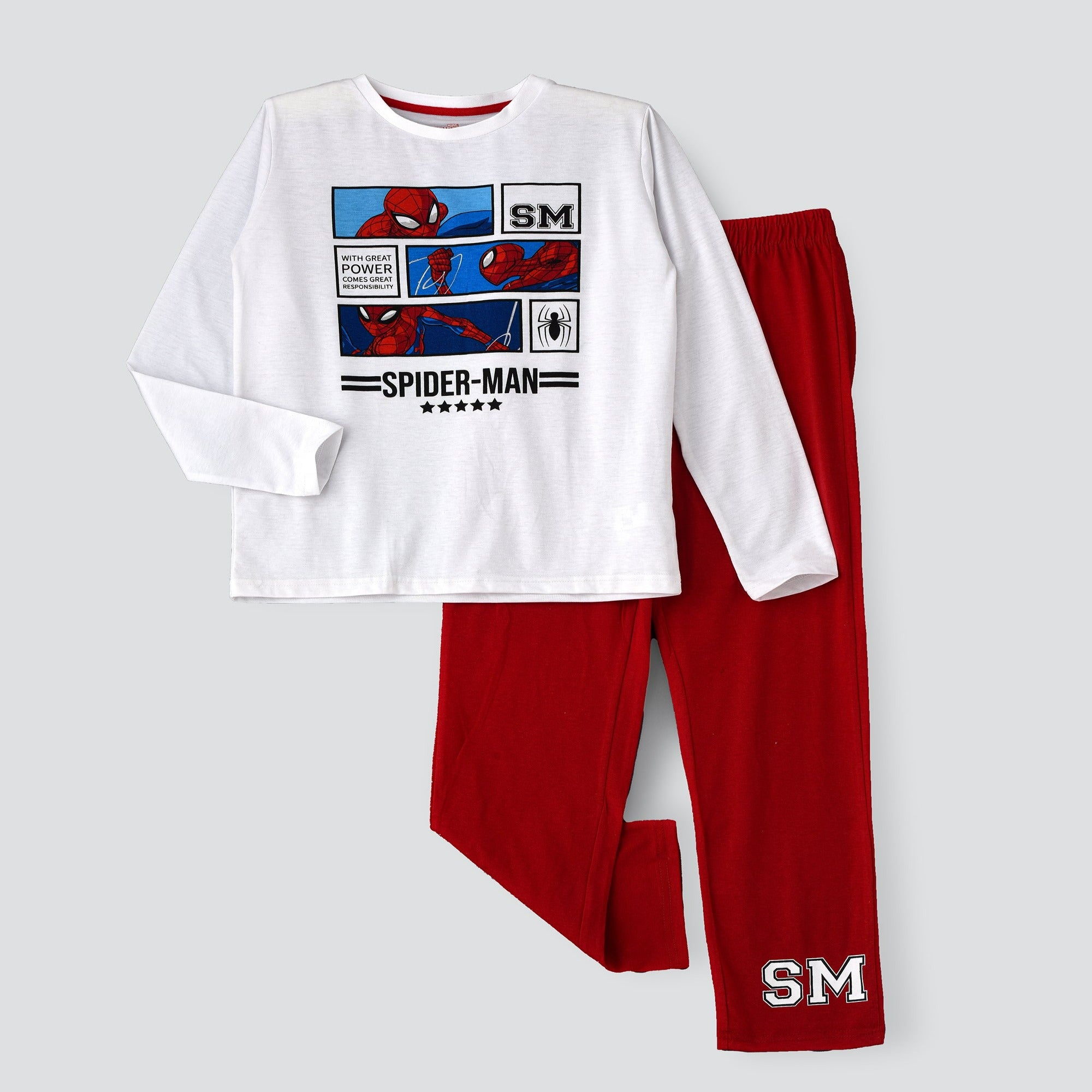Black Matrix Pyjama For Senior Boys (2 Piece) main image 1