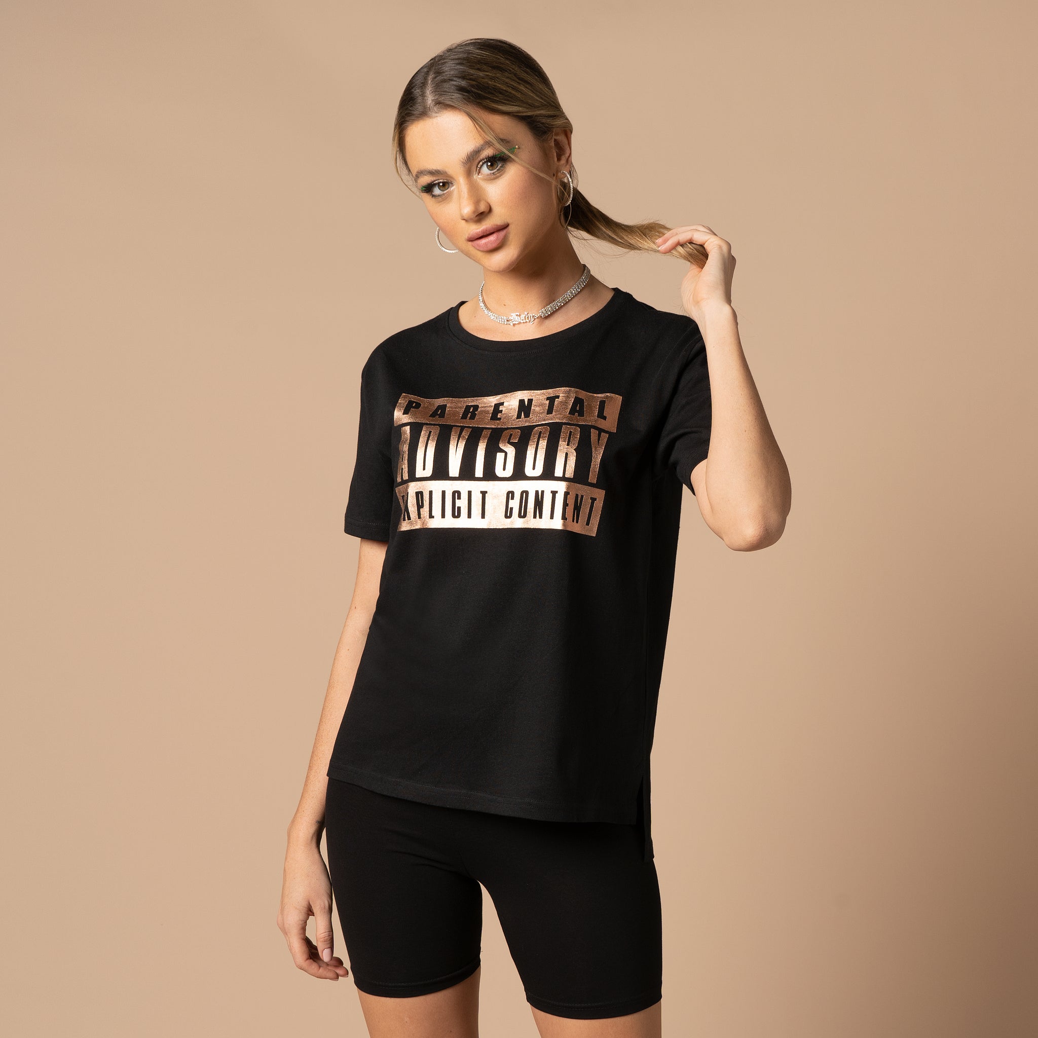 Parental Advisory Ladies Regular Fit T-Shirt