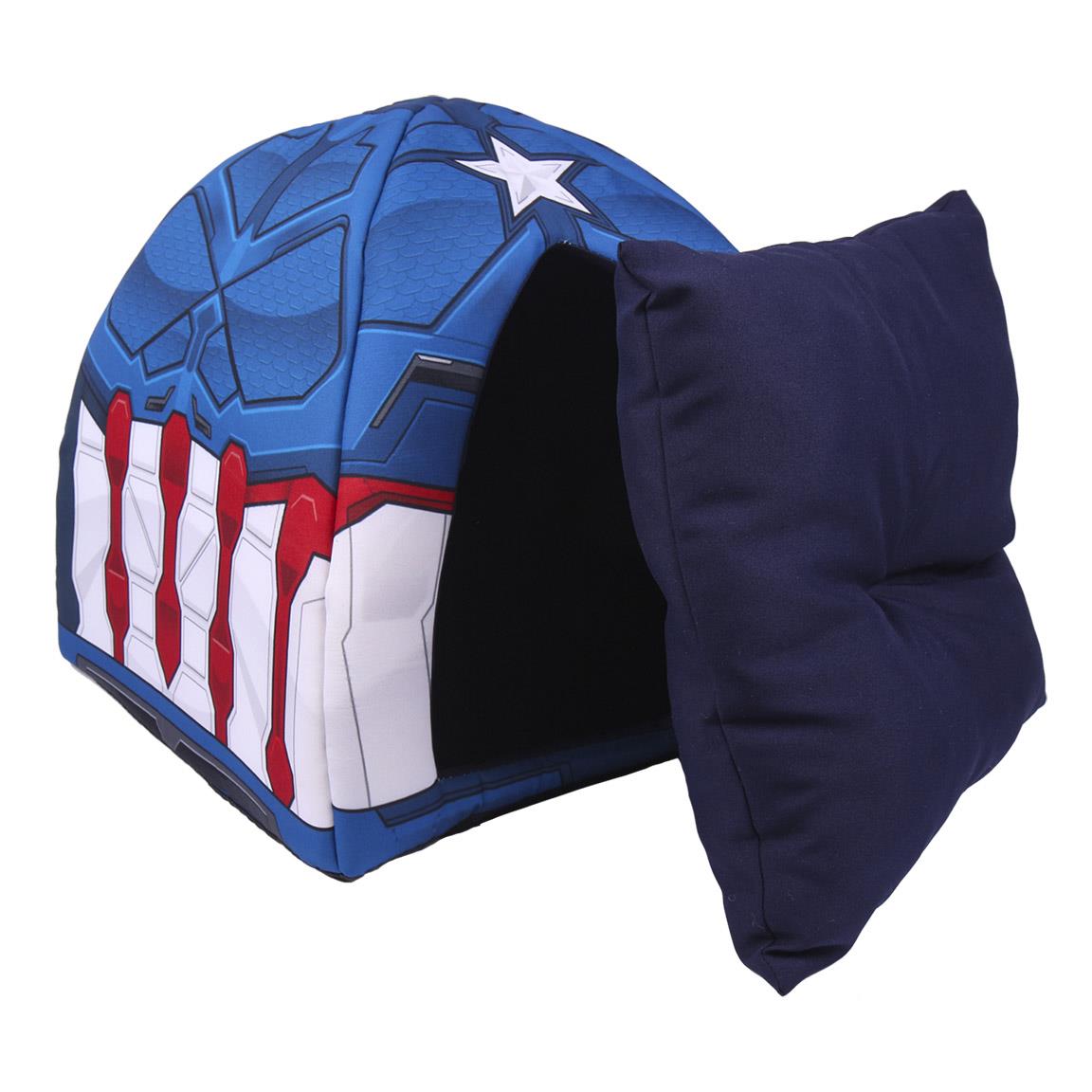 Captain America Dog Cave Bed