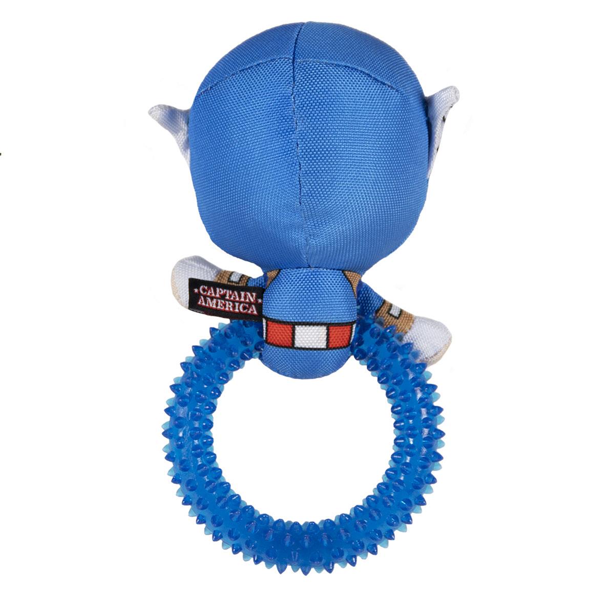 Capitan America Ring Dog Teether