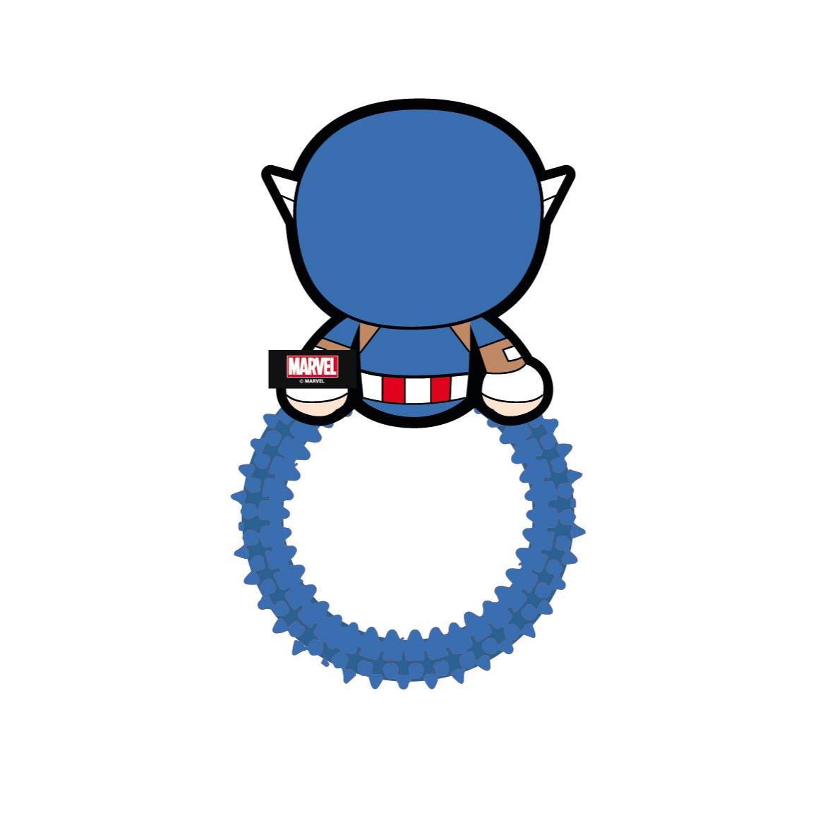 Capitan America Ring Dog Teether