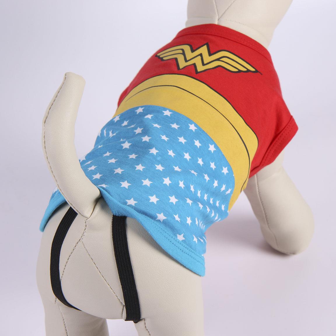 Wonder Woman Single Jersey Dog T-Shirt