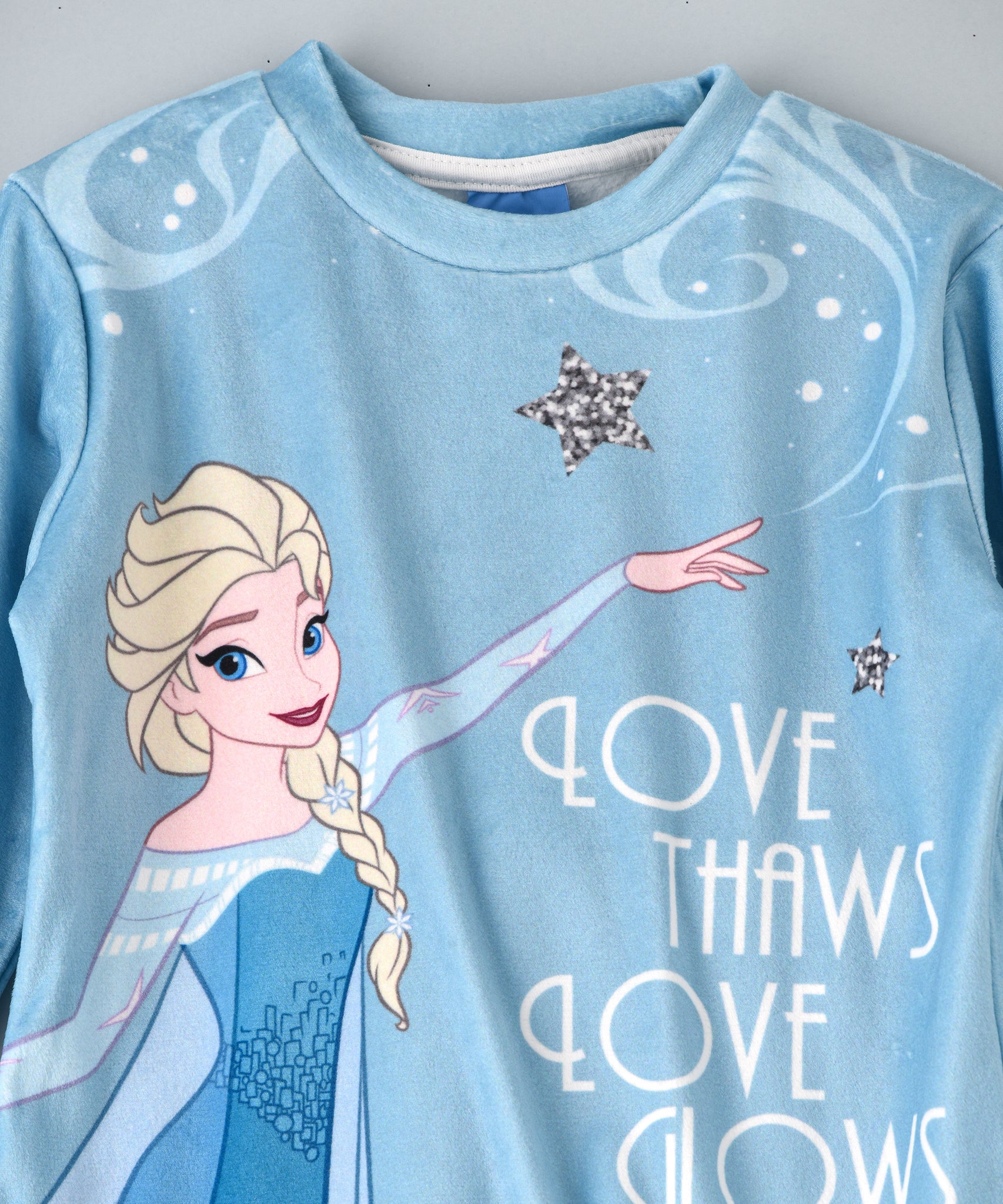 Frozen Junior Girls Fleece Pyjama Set