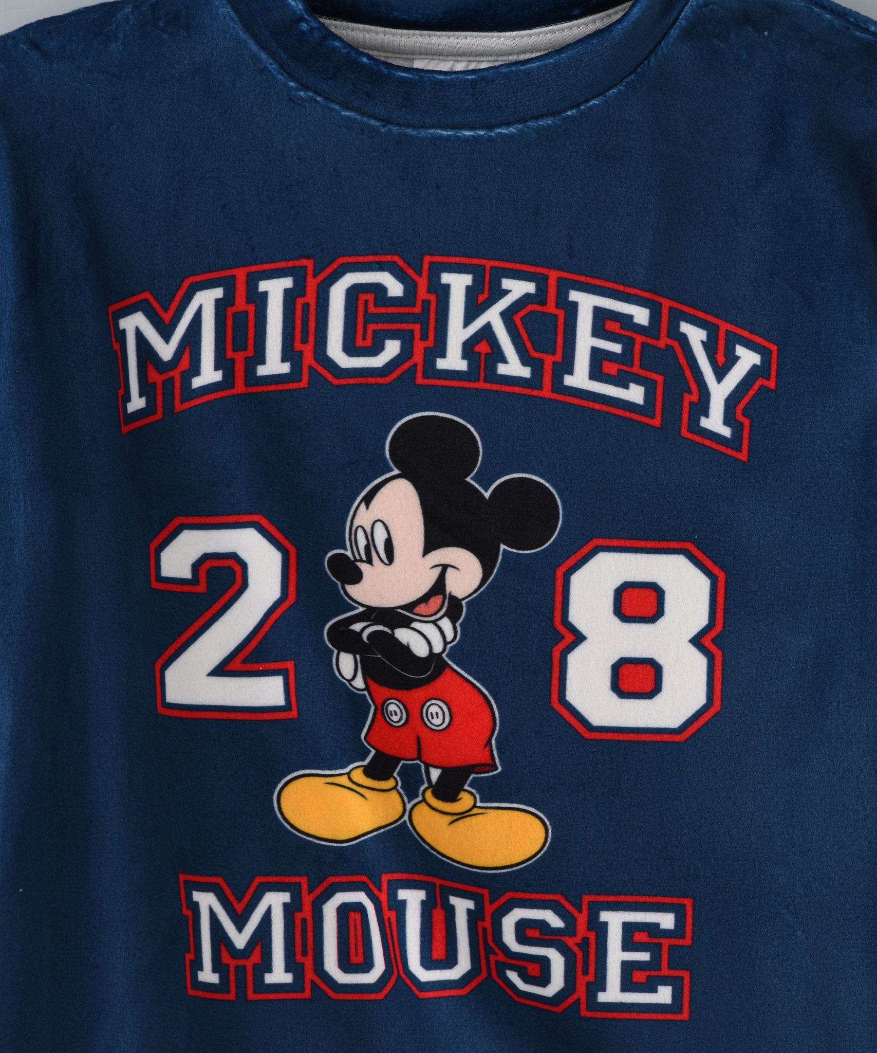 Mickey Mouse Junior Boys Fleece Pyjama Set