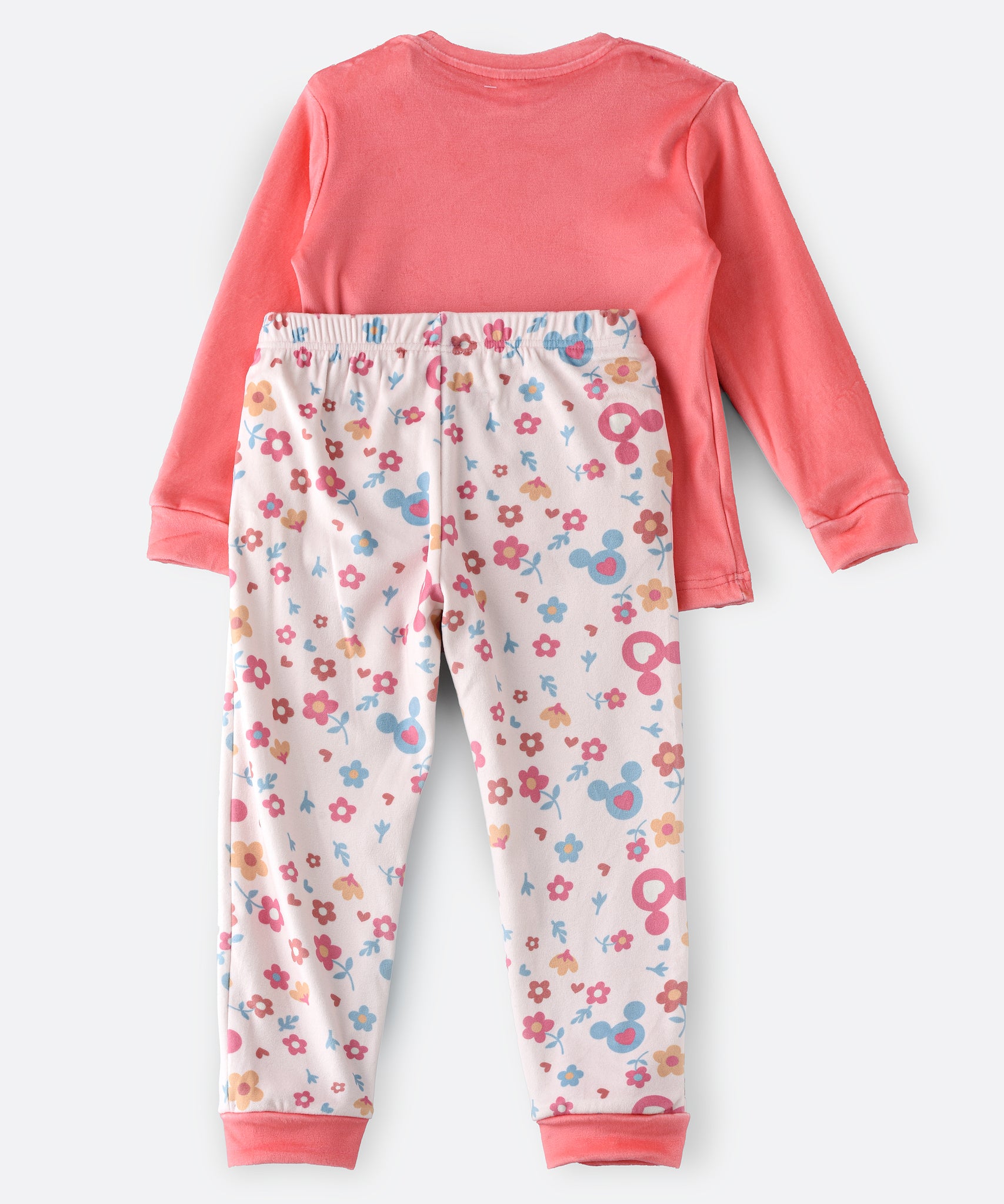 Minnie Mouse Junior Girls Fleece Pyjama Set