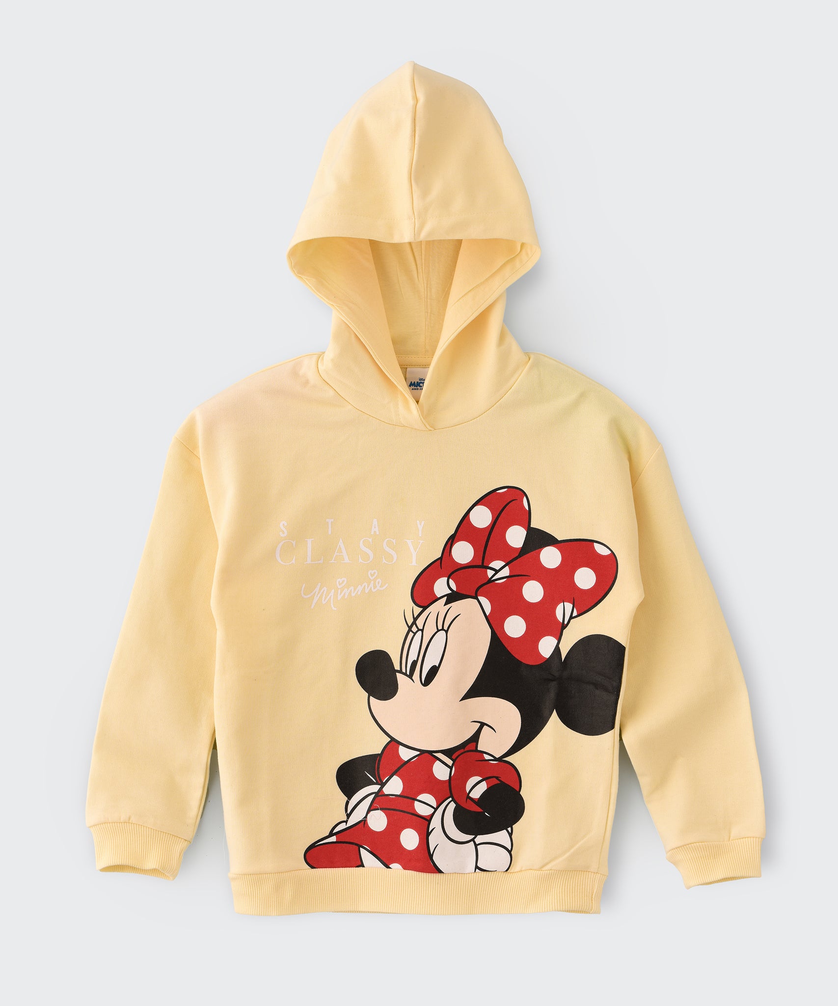 Minnie Mouse Junior Girls Hooded Sweatshirt