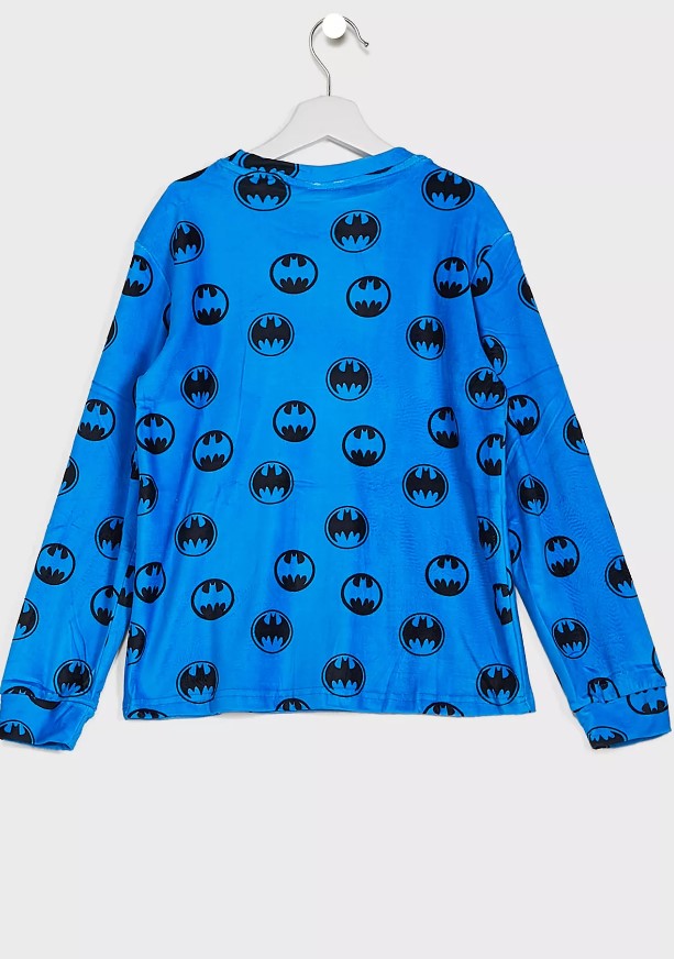 Batman Senior Boys Fleece Pyjama Set