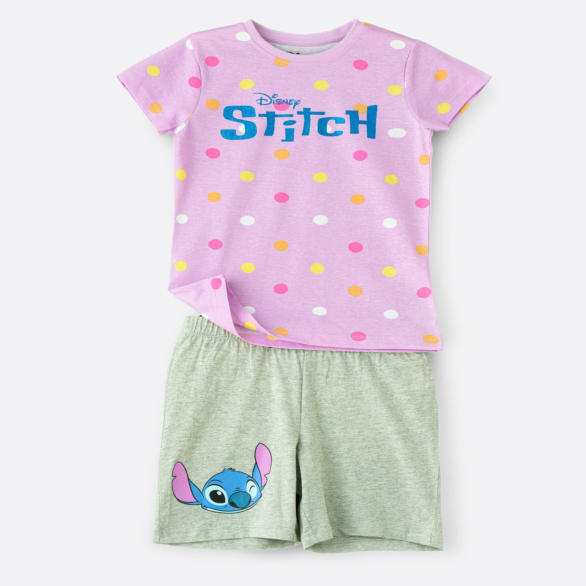Lilo & Stich Senior Girls Short Pyjama Set