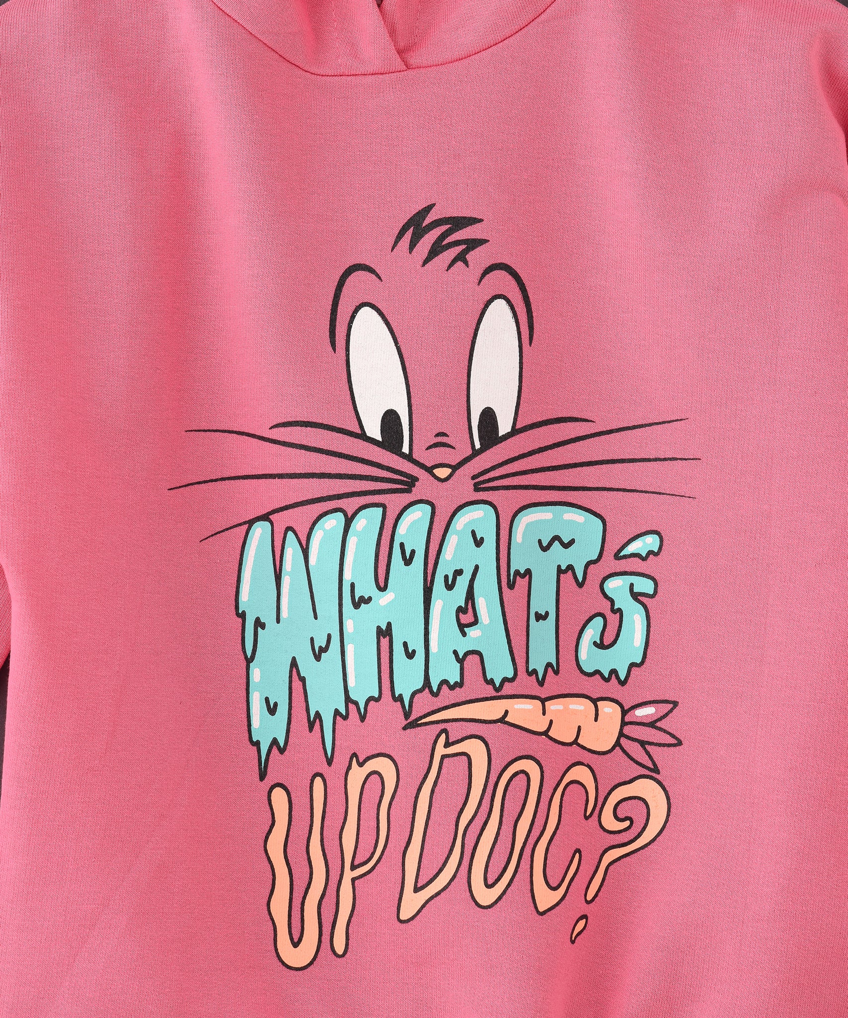 Looney Tunes Junior Girls Hooded Sweatshirt