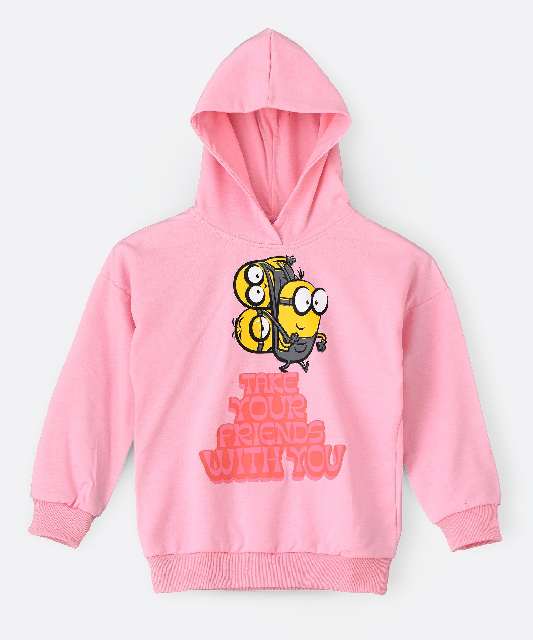 Minions Senior Girls Hooded Sweatshirt