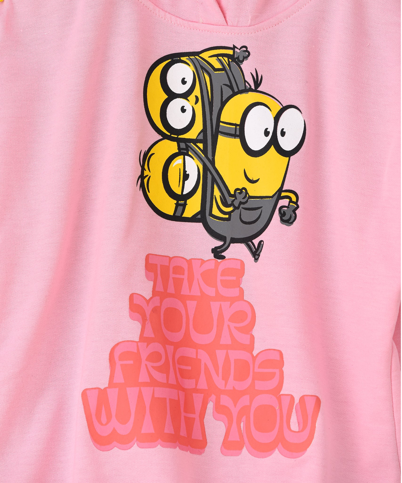 Minions Senior Girls Hooded Sweatshirt