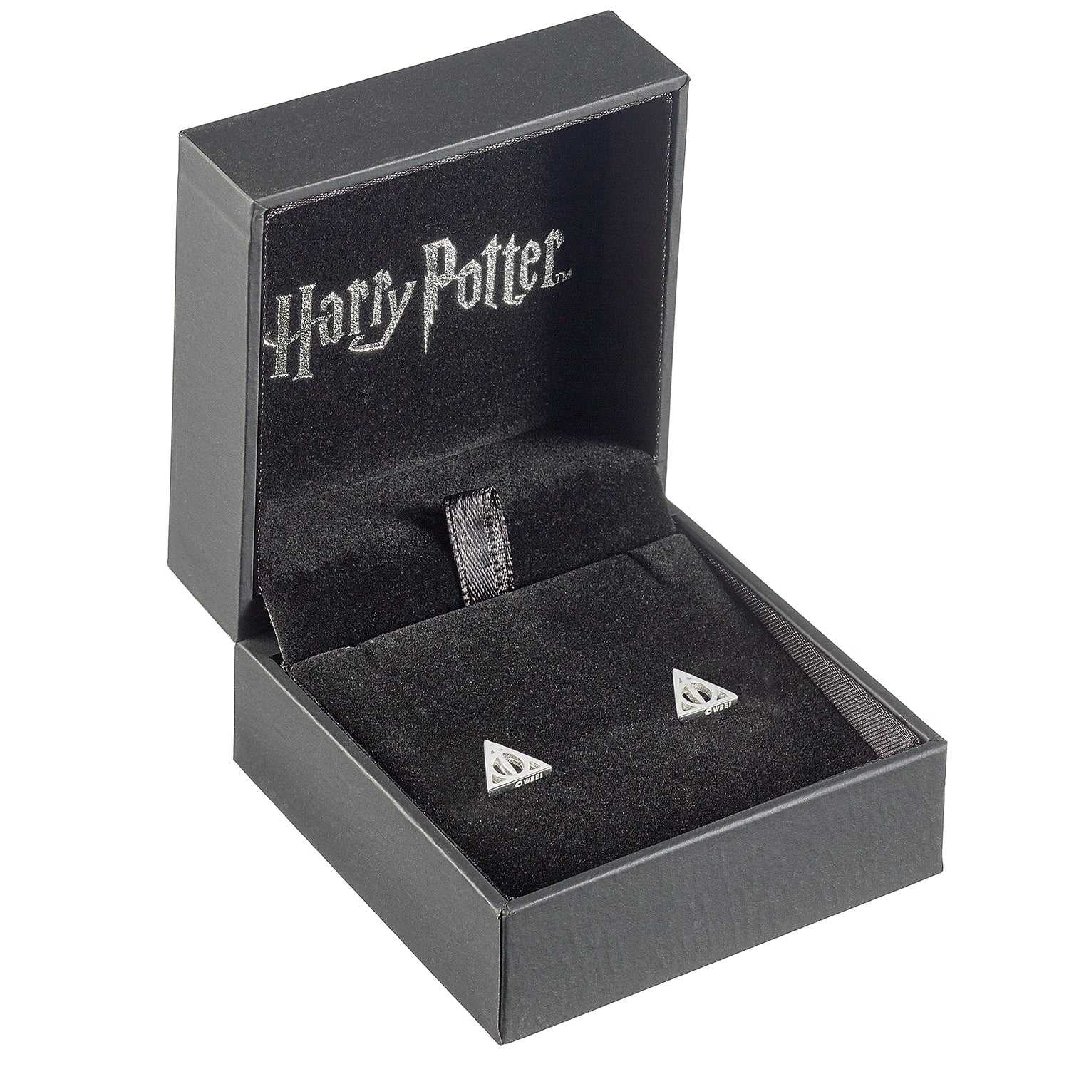 Harry Potter Official Sterling Silver Deathly Hallows Stud Earrings