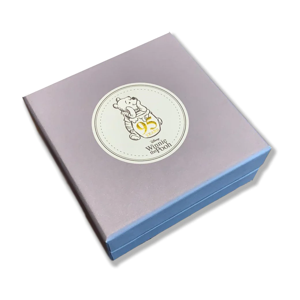 Disney Winnie the Pooh Tigger Stud Earrings (White Gold)