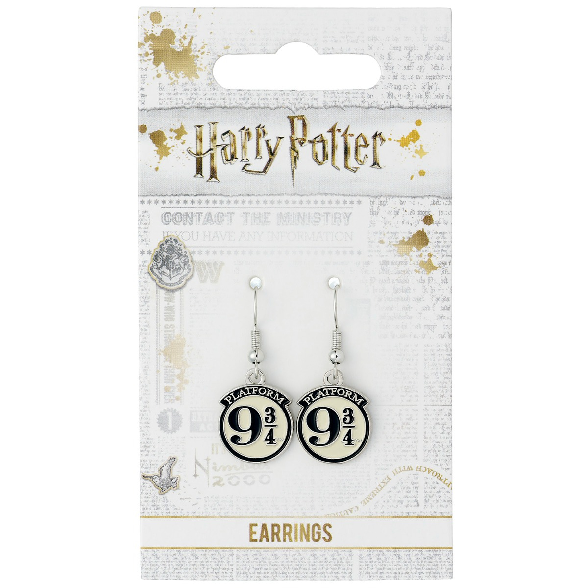 Harry Potter Official Platform 9 3/4 Drop Earrings