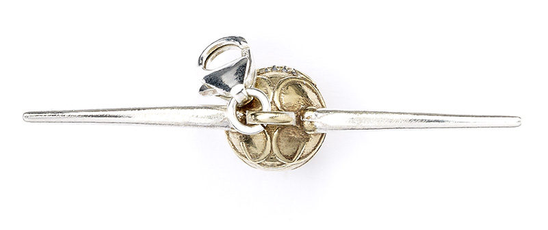 Harry Potter Official Sterling Silver Golden Snitch Clip On Charm