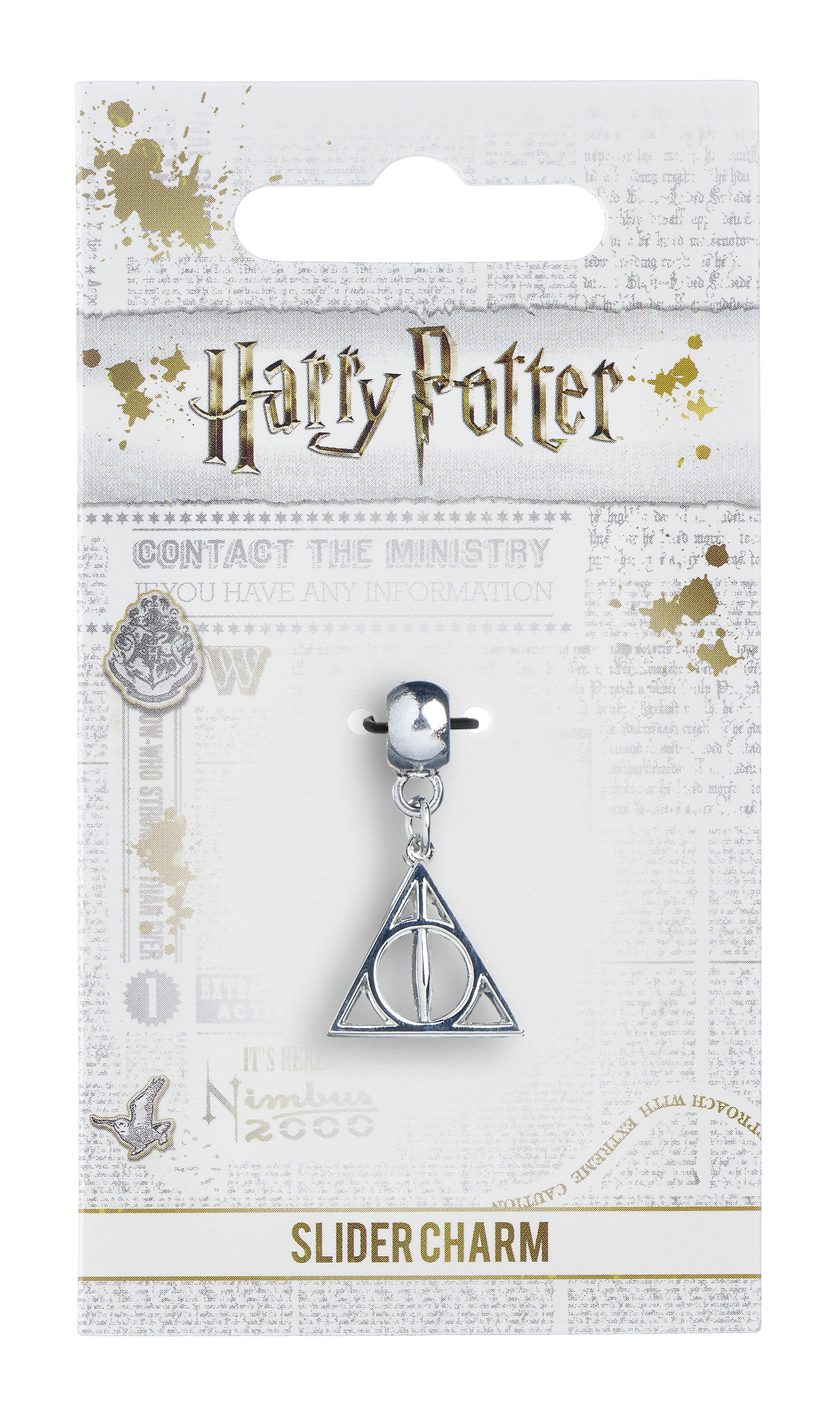 Harry Potter Official Deathly Hallows Slider Charm