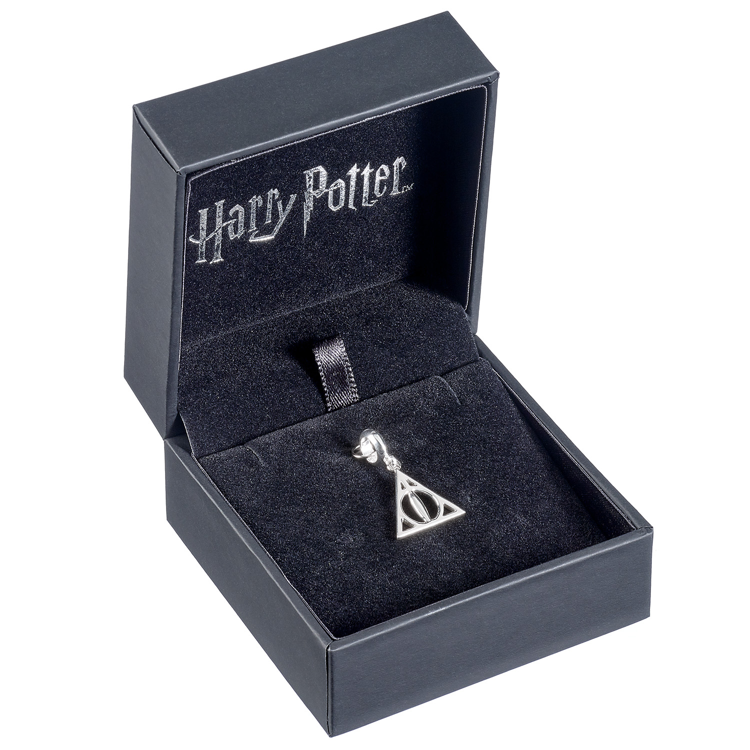 Harry Potter Official Sterling Silver Deathly Hallows Slider Charm