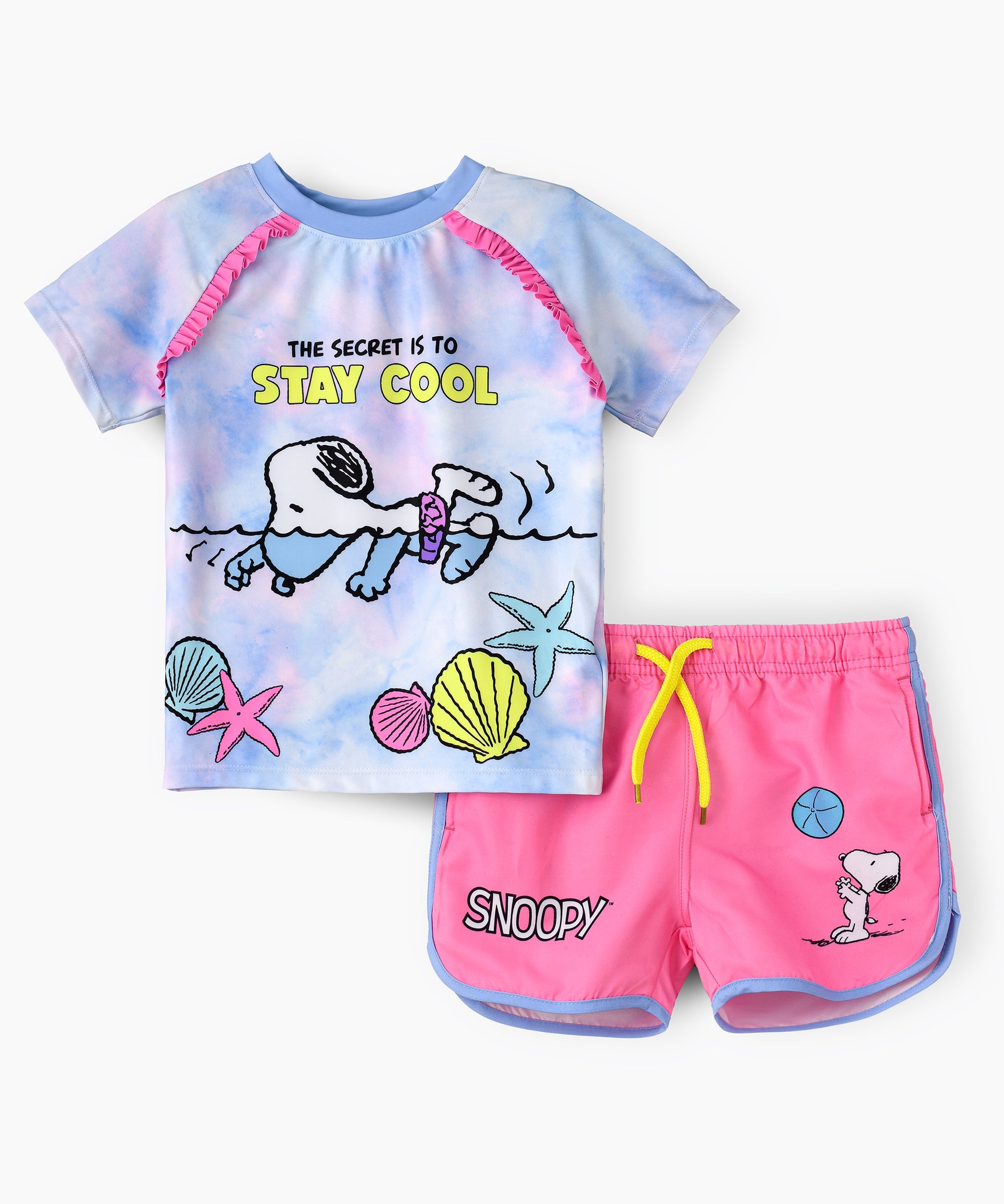 Snoopy 2-Piece Girls Swim Set