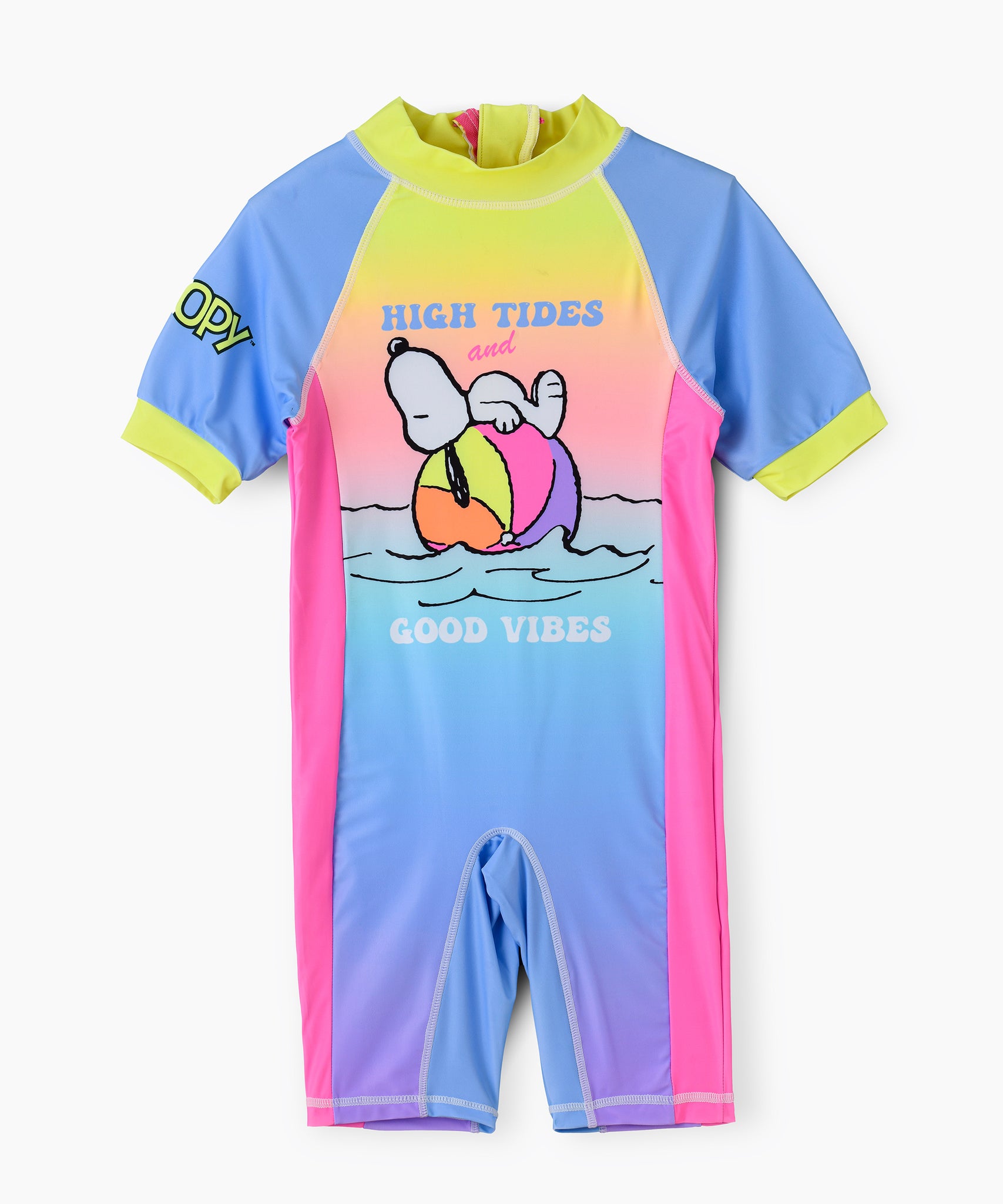 Snoopy One Piece Girls Swimsuit