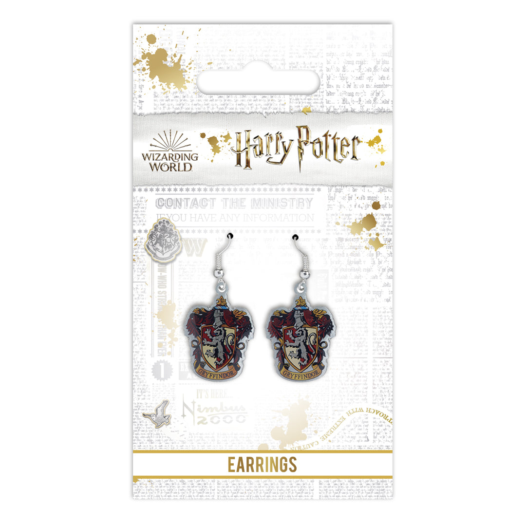 Harry Potter Gryffindor Crest Earrings