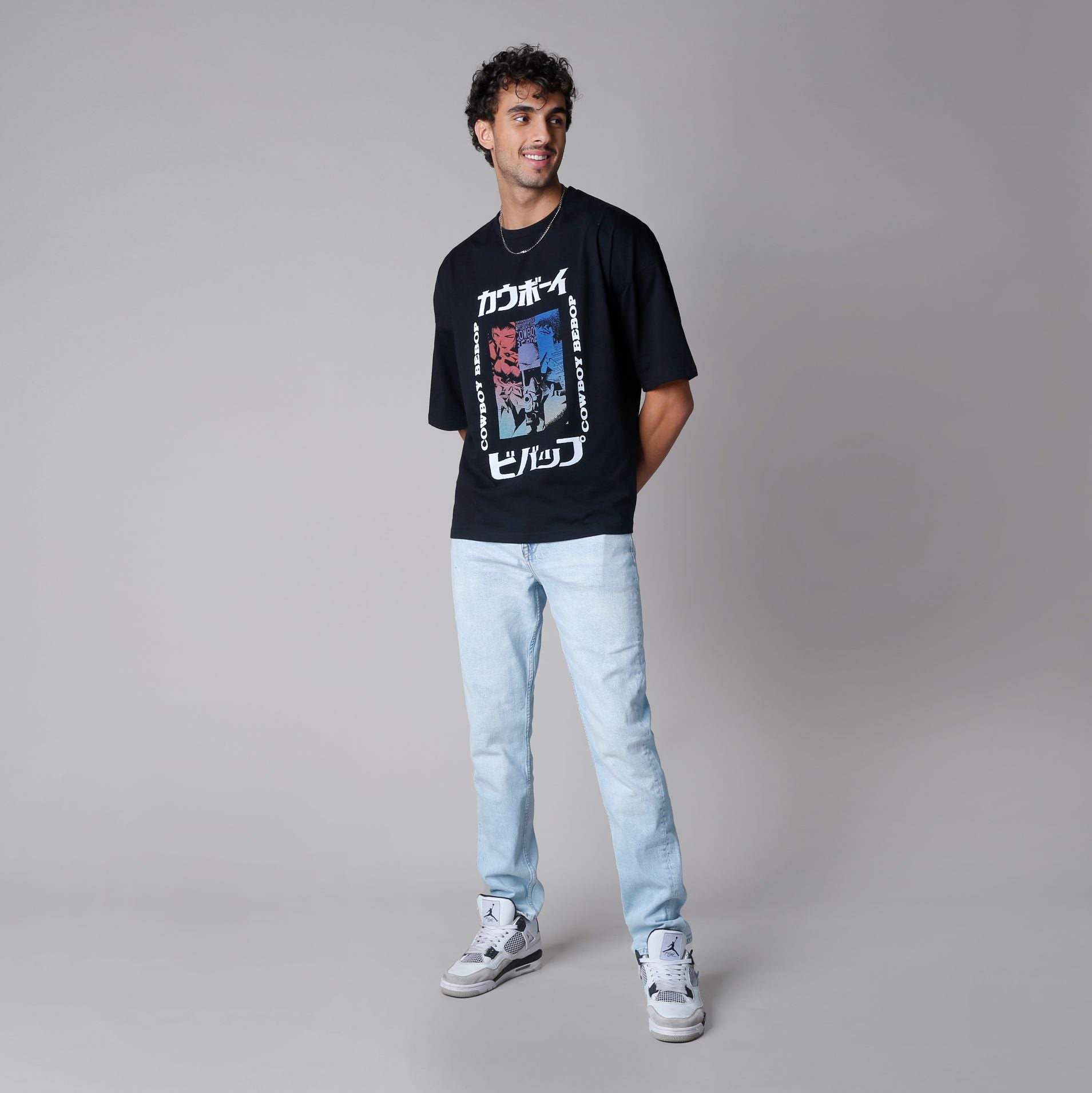 Cowboy Bebop Men's Oversized T-Shirt Cowboy Bebop Men's Oversized T-Shirt