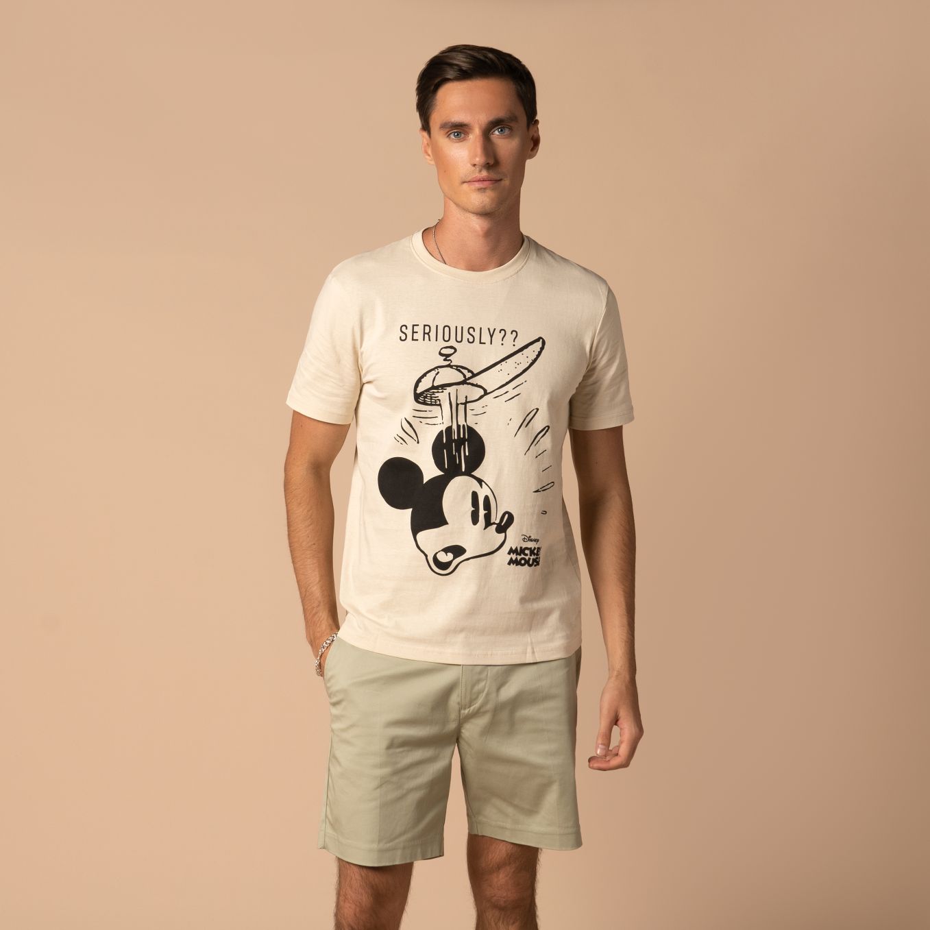 Mickey Men's Regular Fit T-Shirt