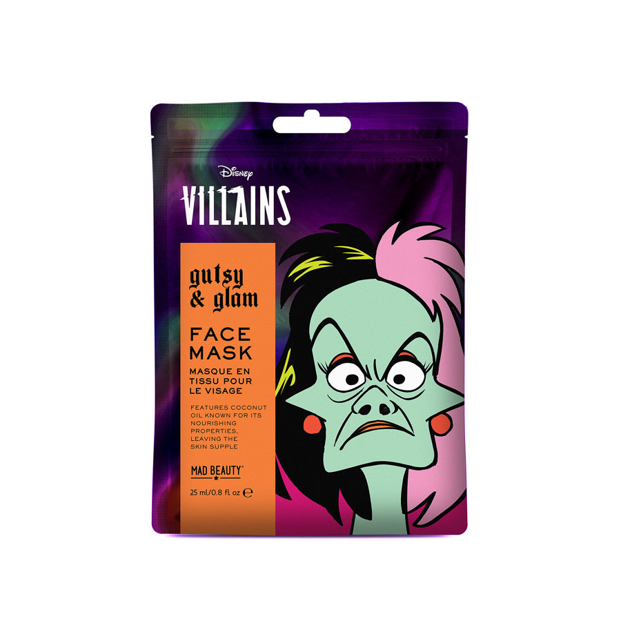 Mad Beauty Pop Villains Cruella Face Mask Sheet